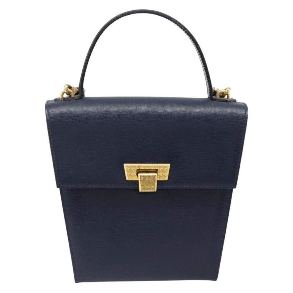 Dior Oblique Coated Canvas Shoulder Bag Blue